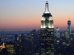 New York City After Sunset From  Rockefeller Center Top Of The Rock